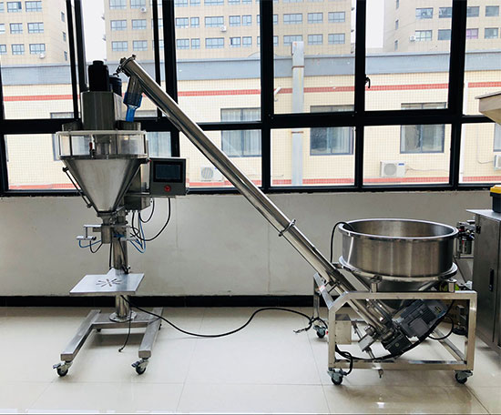 星火半自动粉末定量包装机设备展示